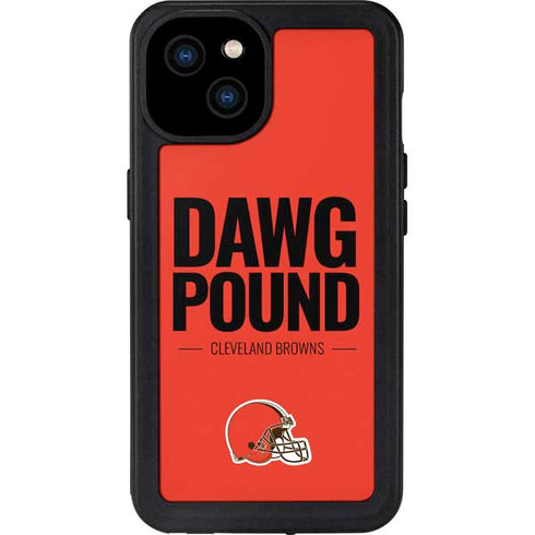 NFL Cleveland Browns Team Motto iPhone 15 Plus Waterproof Case