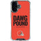 NFL Cleveland Browns Team Motto iPhone 16 Clear Case