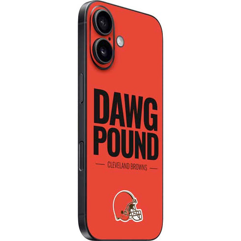 NFL Cleveland Browns Team Motto iPhone 16 Plus Skin