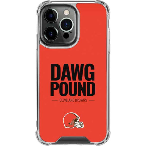 NFL Cleveland Browns Team Motto iPhone 16 Pro Clear Case