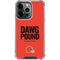 NFL Cleveland Browns Team Motto iPhone 16 Pro Clear Case