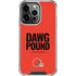 NFL Cleveland Browns Team Motto iPhone 16 Pro Clear Case