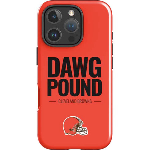 NFL Cleveland Browns Team Motto iPhone 16 Pro Impact Case