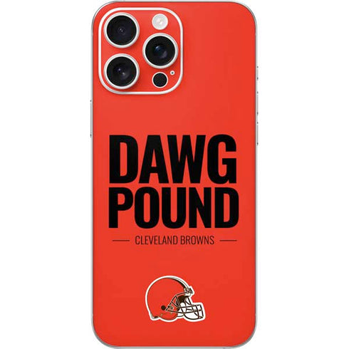 NFL Cleveland Browns Team Motto iPhone 16 Pro Max Skin