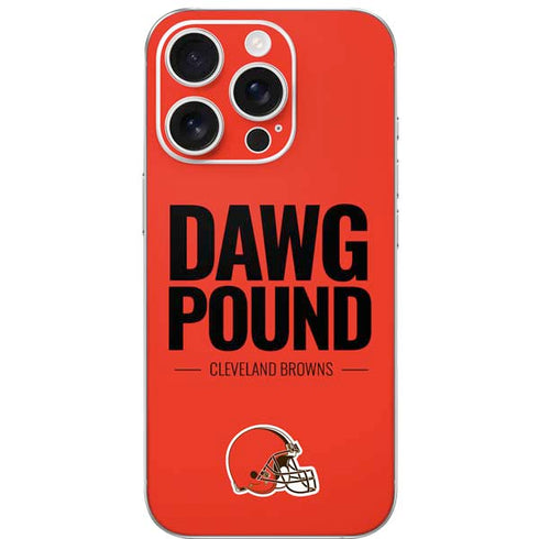 NFL Cleveland Browns Team Motto iPhone 16 Pro Skin