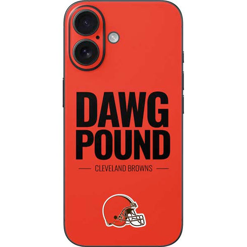 NFL Cleveland Browns Team Motto iPhone 16 Skin