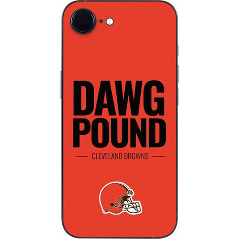 NFL Cleveland Browns Team Motto iPhone 16e Skin