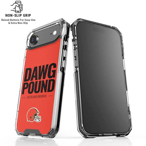 NFL Cleveland Browns Team Motto iPhone 17 Air Clear Case