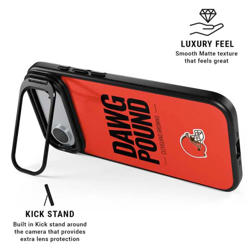 NFL Cleveland Browns Team Motto iPhone 17 Air Kickstand Case
