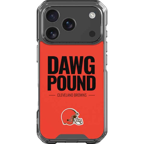 NFL Cleveland Browns Team Motto iPhone 17 Pro Clear Case