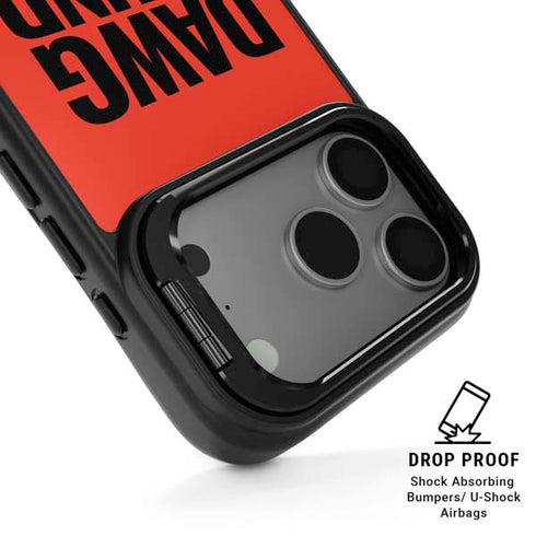 NFL Cleveland Browns Team Motto iPhone 17 Pro Max Kickstand Case