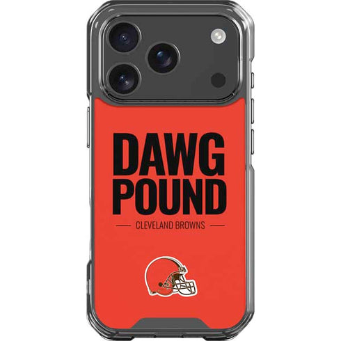 NFL Cleveland Browns Team Motto iPhone 18 Pro Clear Case