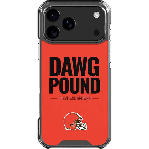 NFL Cleveland Browns Team Motto iPhone 18 Pro Max Clear Case