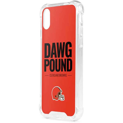 NFL Cleveland Browns Team Motto iPhone XS Clear Case