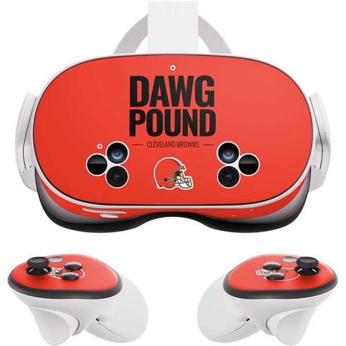 NFL Cleveland Browns Team Motto Meta Quest 3S Skin