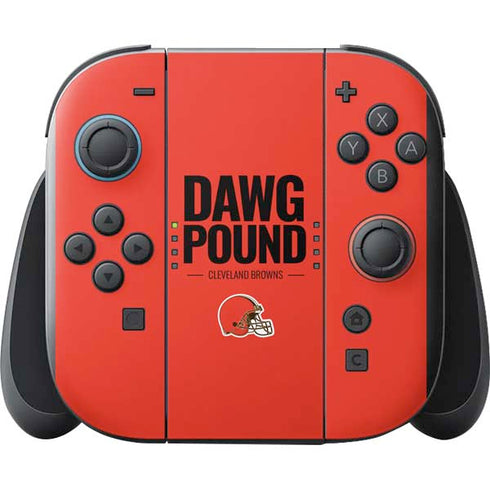 NFL Cleveland Browns Team Motto Nintendo Switch 2 (2025) with Joy-Con Skin