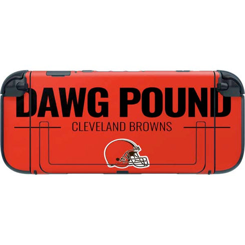 NFL Cleveland Browns Team Motto Nintendo Switch 2 (2025) with Joy-Con Skin