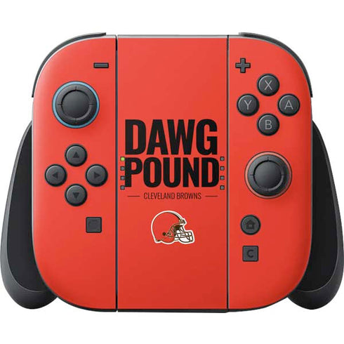NFL Cleveland Browns Team Motto Nintendo Switch 2 (2025) Joy-Con Controller Skin
