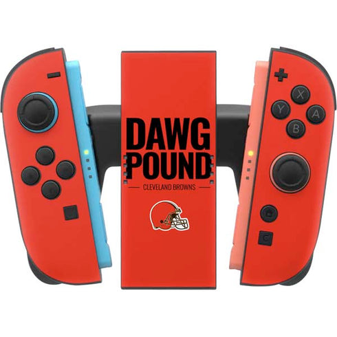 NFL Cleveland Browns Team Motto Nintendo Switch 2 (2025) Joy-Con Controller Skin