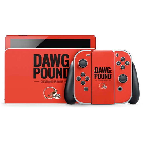 NFL Cleveland Browns Team Motto Nintendo Skins