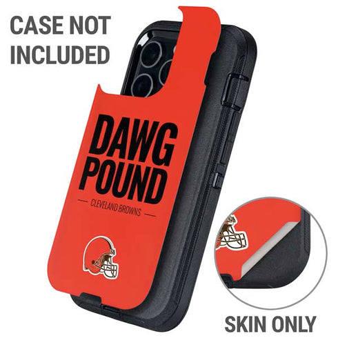 NFL Cleveland Browns Team Motto Otterbox Defender iPhone Skin