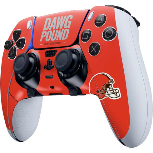 NFL Cleveland Browns Team Motto PS5 DualSense Edge Pro Controller Skin