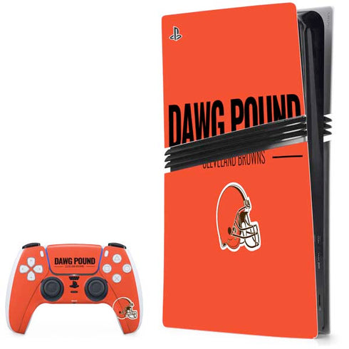 NFL Cleveland Browns Team Motto PS5 Pro Bundle Skin