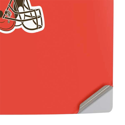 NFL Cleveland Browns Team Motto PS5 Slim Digital Edition Console Skin