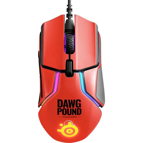 NFL Cleveland Browns Team Motto SteelSeries Rival 600 Gaming Mouse Skin