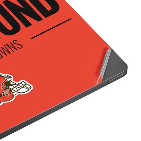 NFL Cleveland Browns Team Motto Surface Laptop 7 13.8in Skin