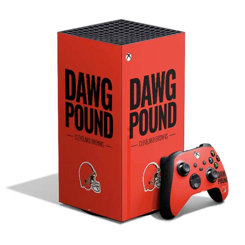 NFL Cleveland Browns Team Motto XBox Series X Digital Edition Bundle Skin