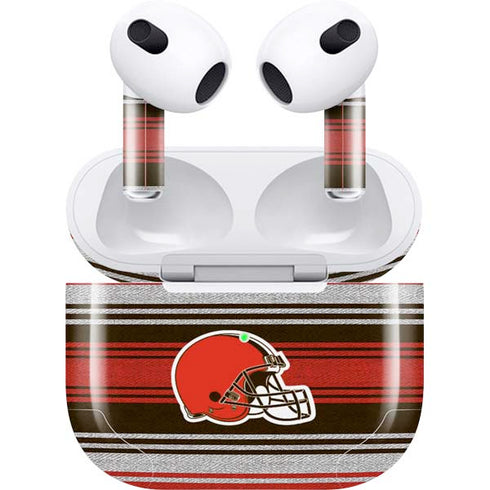 NFL Cleveland Browns Trailblazer Apple AirPods (3rd Gen 2021) Skin