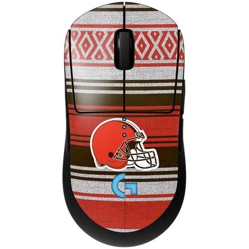 NFL Cleveland Browns Trailblazer G Pro Wireless Gaming Mouse Skin