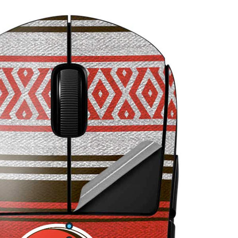 NFL Cleveland Browns Trailblazer G Pro Wireless Gaming Mouse Skin