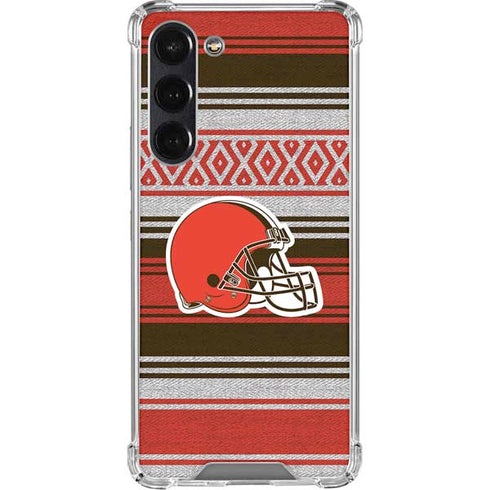 NFL Cleveland Browns Trailblazer Galaxy S24 FE Clear Case