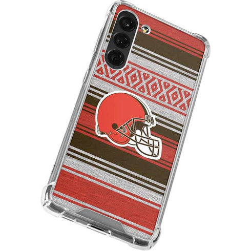 NFL Cleveland Browns Trailblazer Galaxy S24 FE Clear Case