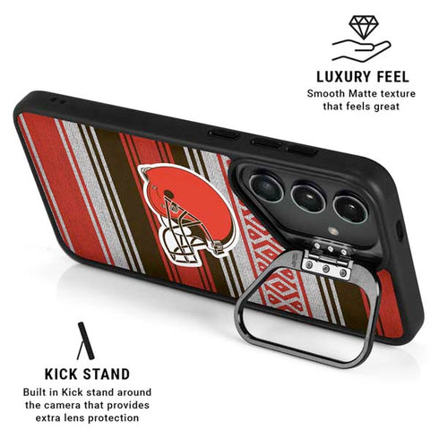 NFL Cleveland Browns Trailblazer Galaxy S25 Kickstand Case