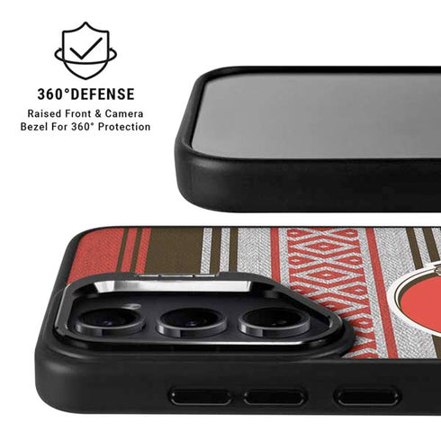 NFL Cleveland Browns Trailblazer Galaxy S25 Kickstand Case