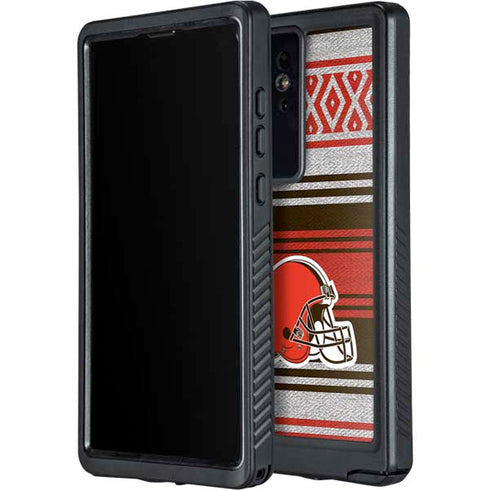 NFL Cleveland Browns Trailblazer Galaxy S24 Ultra Waterproof Case