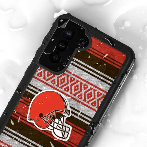 NFL Cleveland Browns Trailblazer Galaxy S24 Waterproof Case