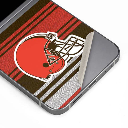 NFL Cleveland Browns Trailblazer Galaxy Z Flip6 Skin