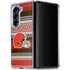 NFL Cleveland Browns Trailblazer Galaxy Z Fold5 5G Clear Case
