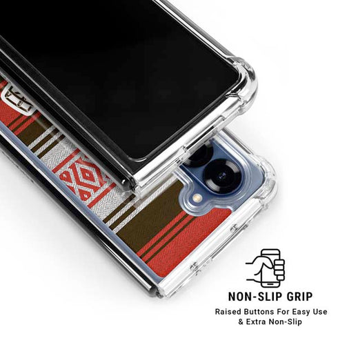 NFL Cleveland Browns Trailblazer Galaxy Z Fold6 Clear Case