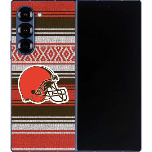 NFL Cleveland Browns Trailblazer Galaxy Z Fold6 Skin
