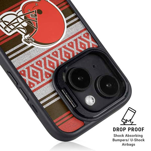 NFL Cleveland Browns Trailblazer iPhone 15 Kickstand Case