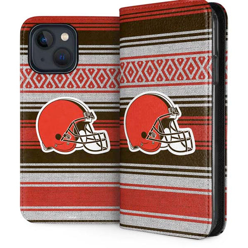 NFL Cleveland Browns Trailblazer iPhone 15 Plus Folio Case