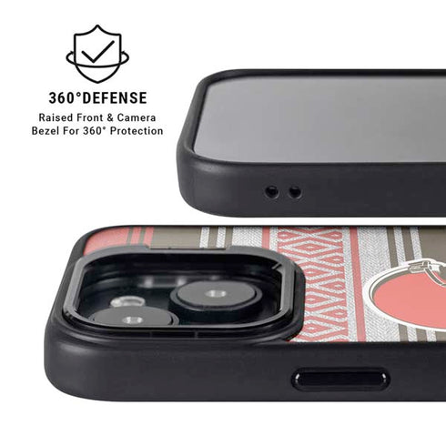 NFL Cleveland Browns Trailblazer iPhone 15 Plus Kickstand Case