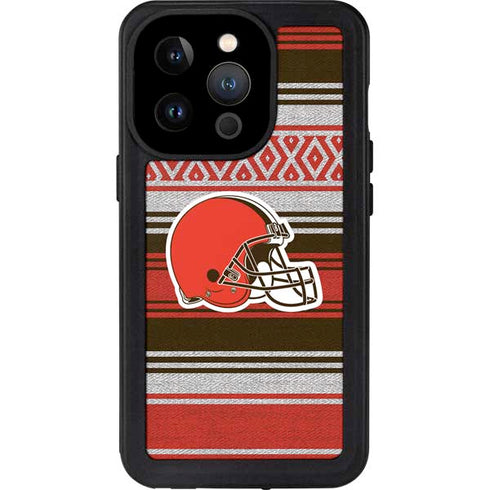 NFL Cleveland Browns Trailblazer iPhone 15 Pro Waterproof Case