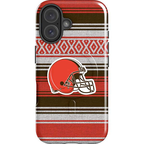 NFL Cleveland Browns Trailblazer iPhone 16 Magsafe Impact Case