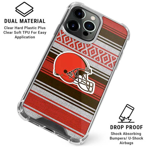 NFL Cleveland Browns Trailblazer iPhone 16 Pro Max Clear Case